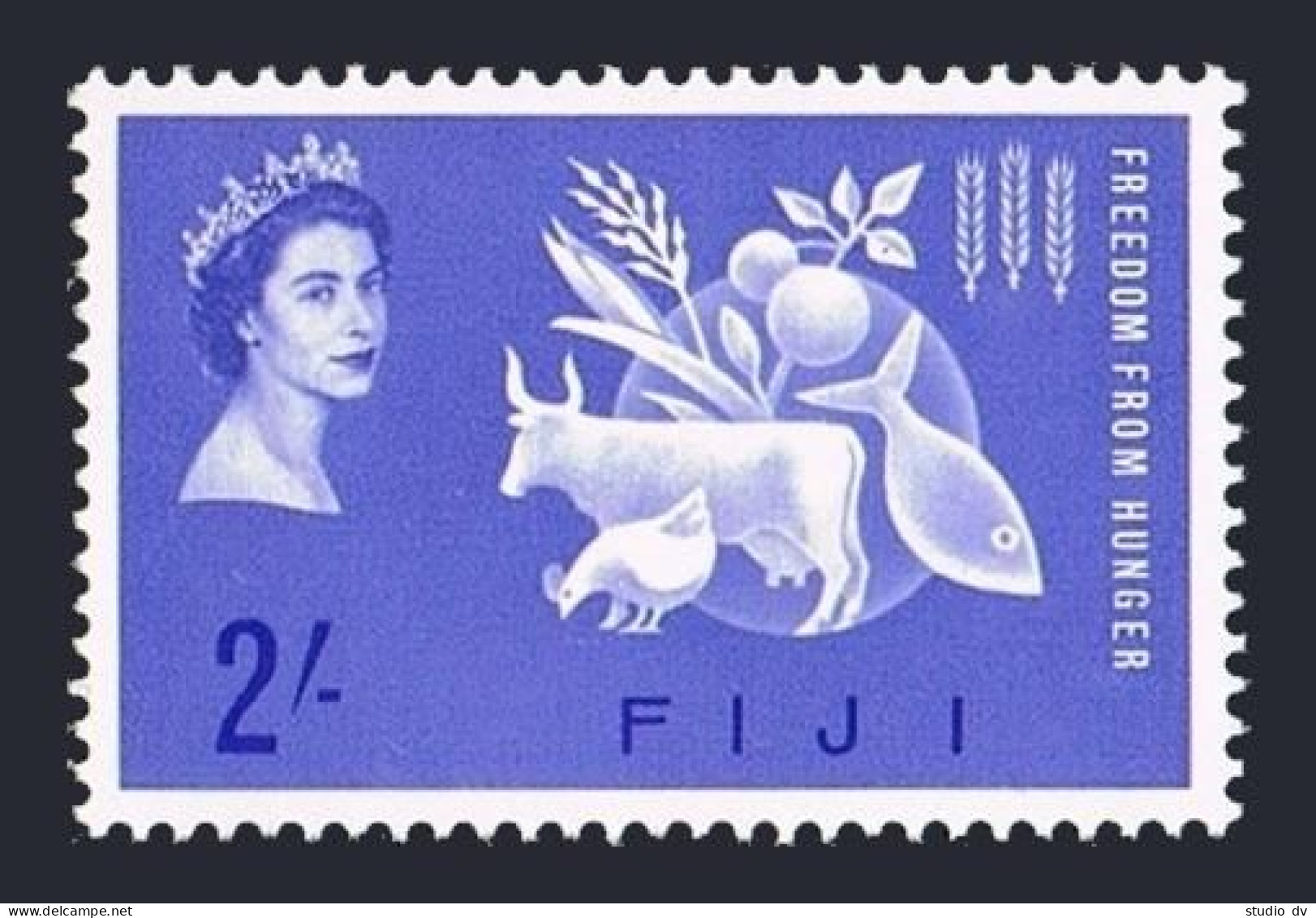 Fiji 198 Block/4, MLH/MNH. Michel 170. FAO.Freedom From Hunger, 1963. - Fiji (1970-...)