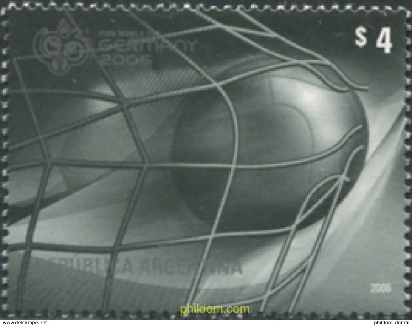 228181 MNH ARGENTINA 2006 COPA DEL MUNDO DE FUTBOL 2006 EN ALEMANIA - Ongebruikt