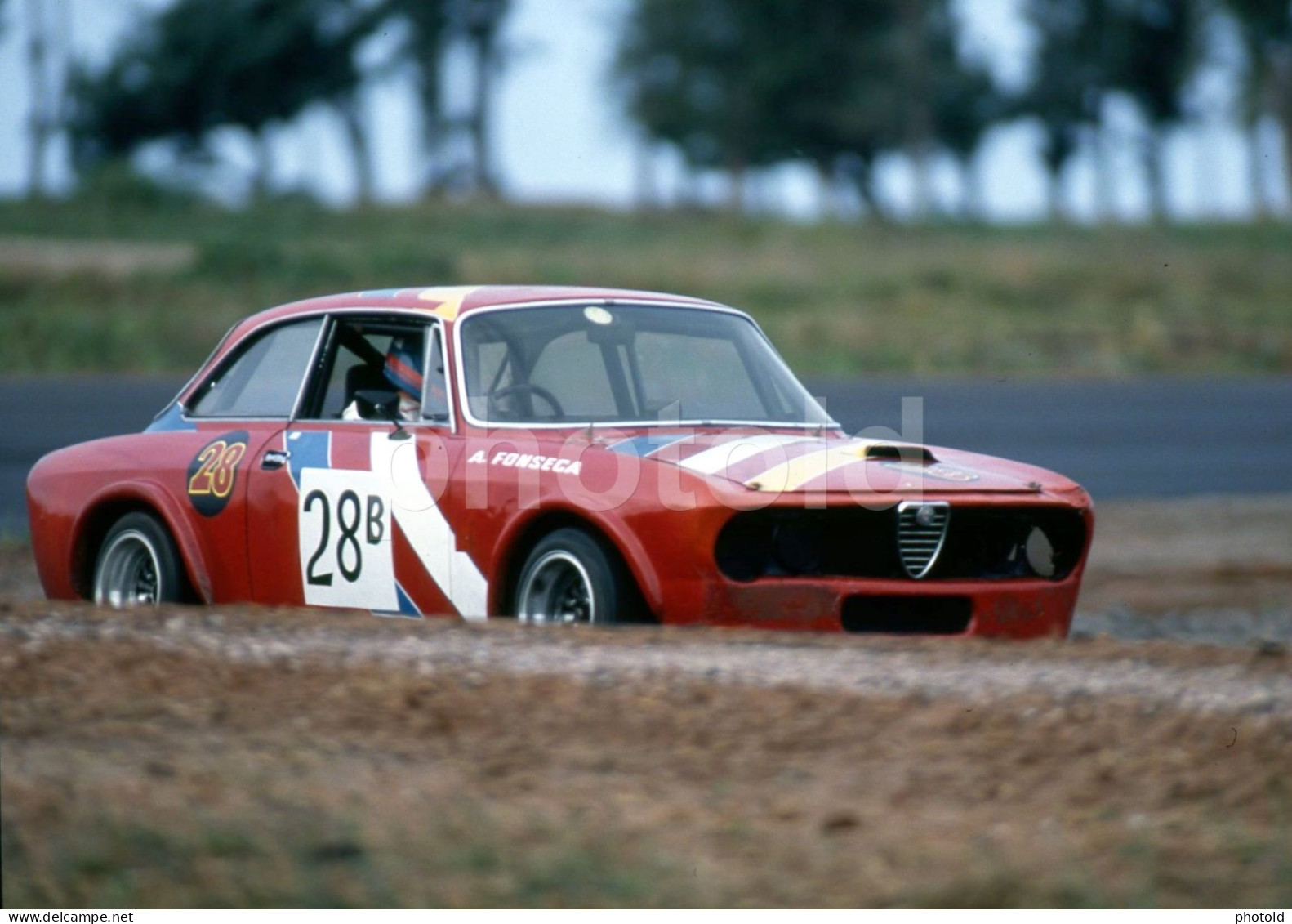 1997 ALFA ROMEO GTV CAR RACING AUTODROMO MOÇAMBIQUE AFRICA AFRIQUE 35mm PRESS DIAPOSITIVE SLIDE Not PHOTO No FOTO NB4127 - Dias