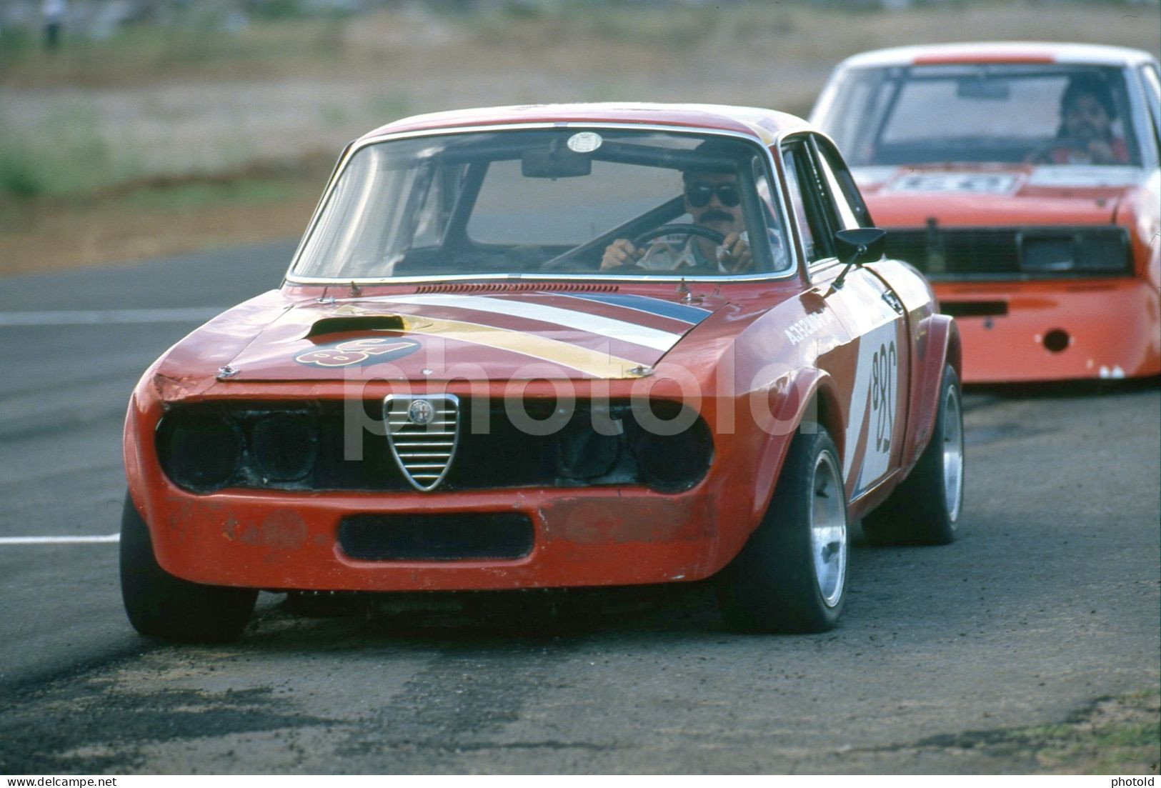 1997 ALFA ROMEO GTV CAR RACING AUTODROMO MOÇAMBIQUE AFRICA AFRIQUE 35mm PRESS DIAPOSITIVE SLIDE Not PHOTO No FOTO NB4127 - Diapositives (slides)