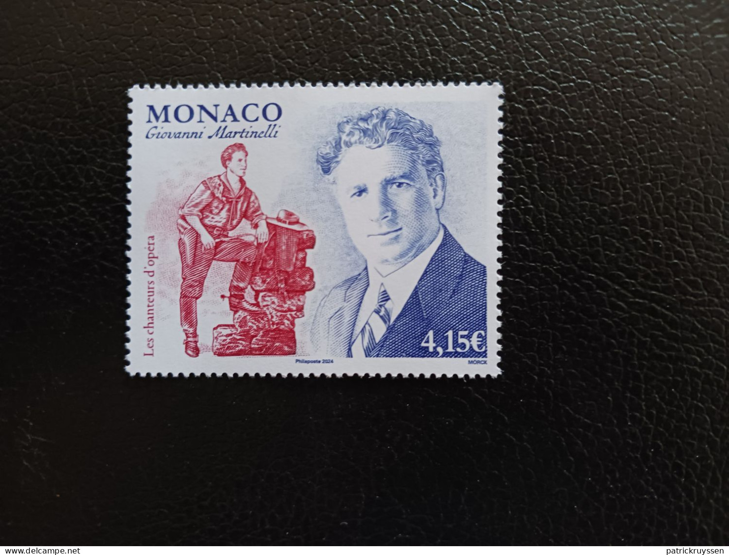 Monaco 2024 Opera Singer Giovanni MARTINELLI Italy 1885 1969 Tenor Ernani 1v Mnh - Nuovi