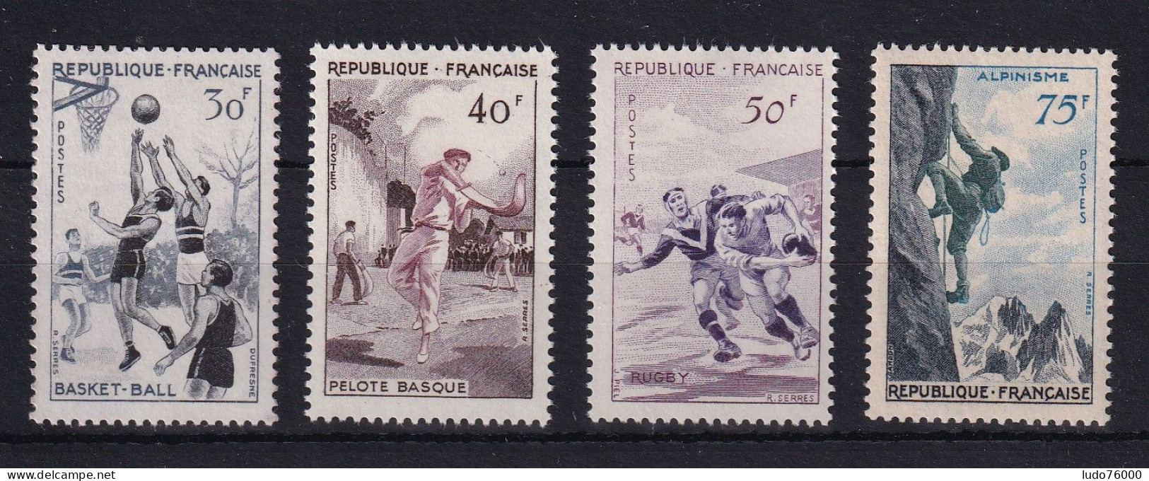 D 812 / LOT N° 1072/1075 NEUF** COTE 25€ - Sammlungen