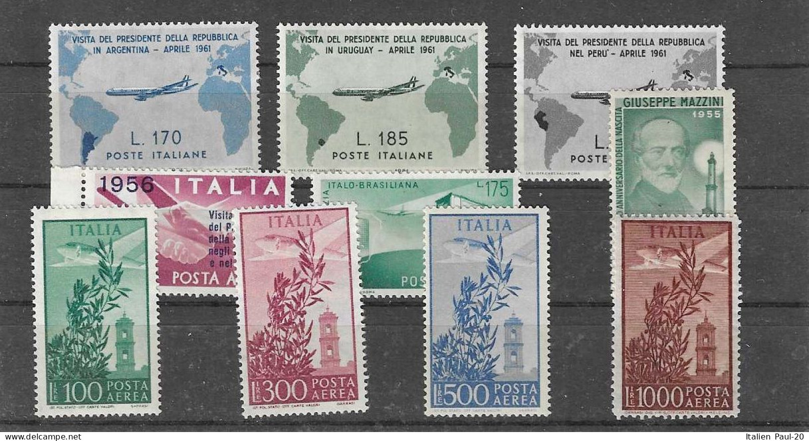 Italien - Selt./postfr. LP-Serien Aus 1948/61 - Aus Michel 763/1102! - 1991-00: Mint/hinged