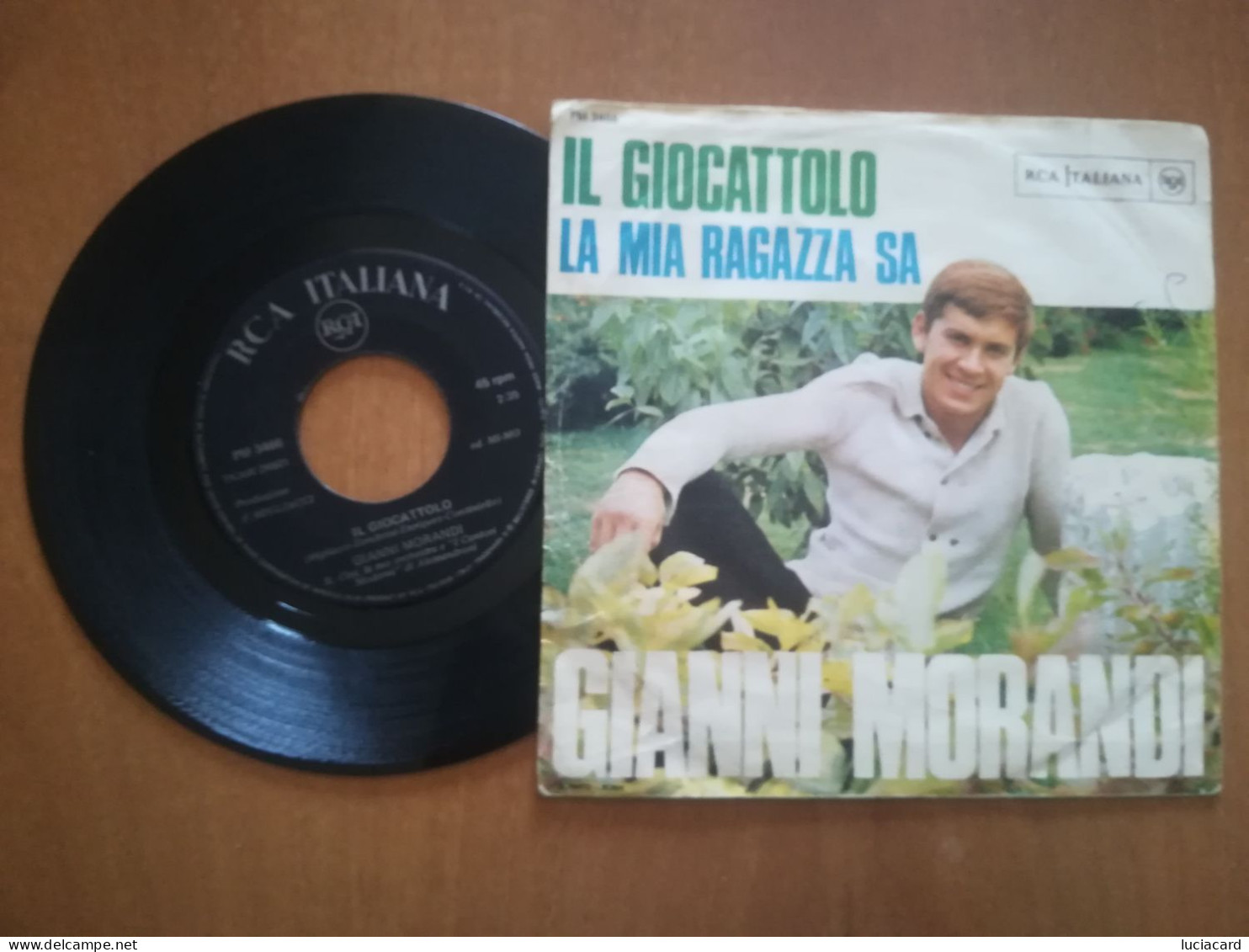 GIANNI MORANDI -LA MIA RAGAZZA SA -IL GIOCATTOLO -DISCO VINILE 45 GIRI - Other - Italian Music