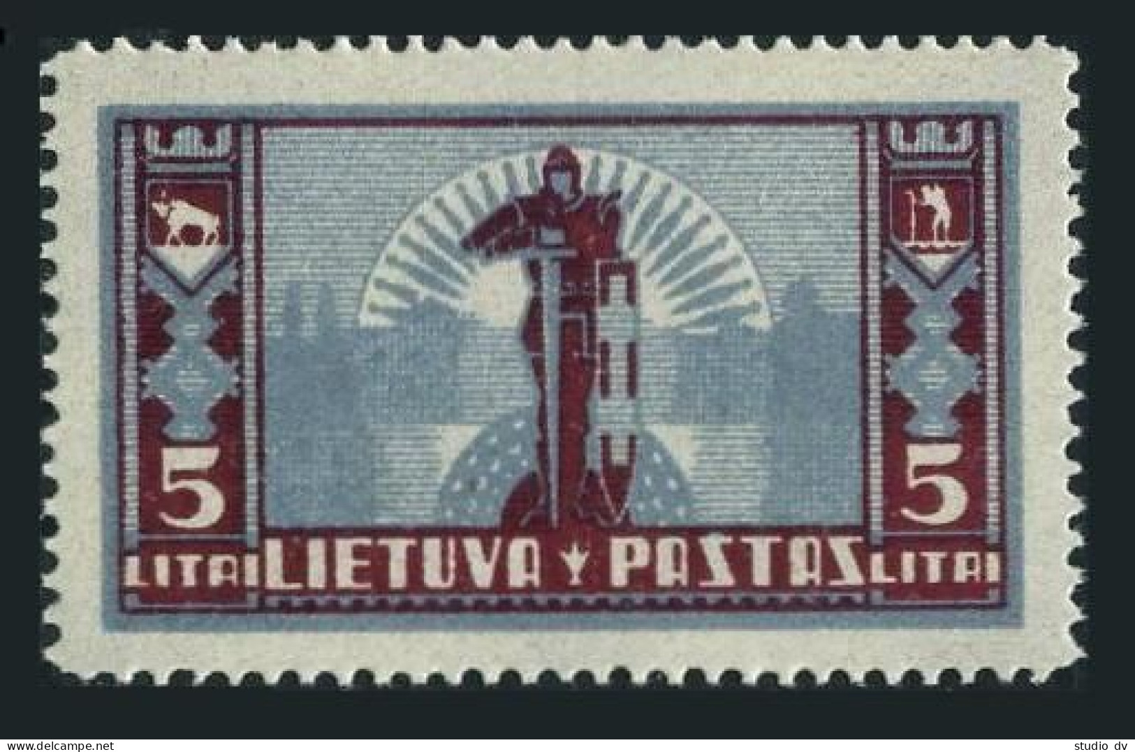 Lithuania 294, MNH. Michel 401. Knight, 1934. - Litauen