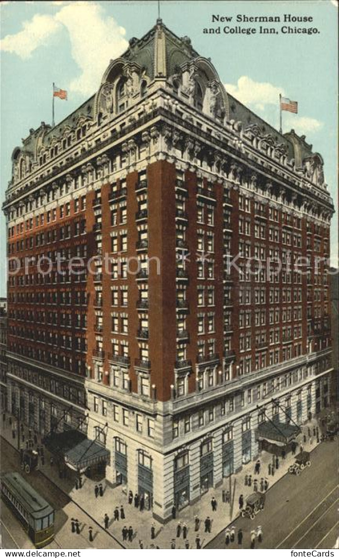 72081890 Chicago_Illinois New Sherman House And College Inn - Andere & Zonder Classificatie