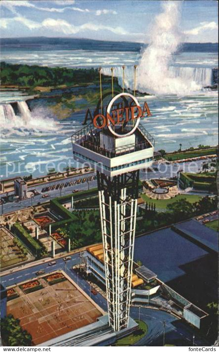 72077868 Niagara Falls Ontario Oneida Observation Tower Aerial View Niagara Fall - Unclassified