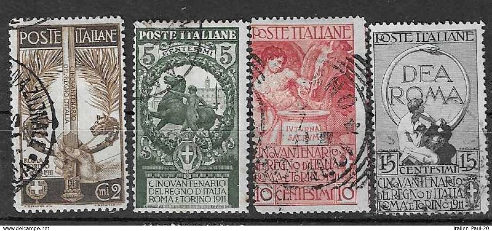 Italien - Selt./gest. Bessere Serie Aus 1911! - Used