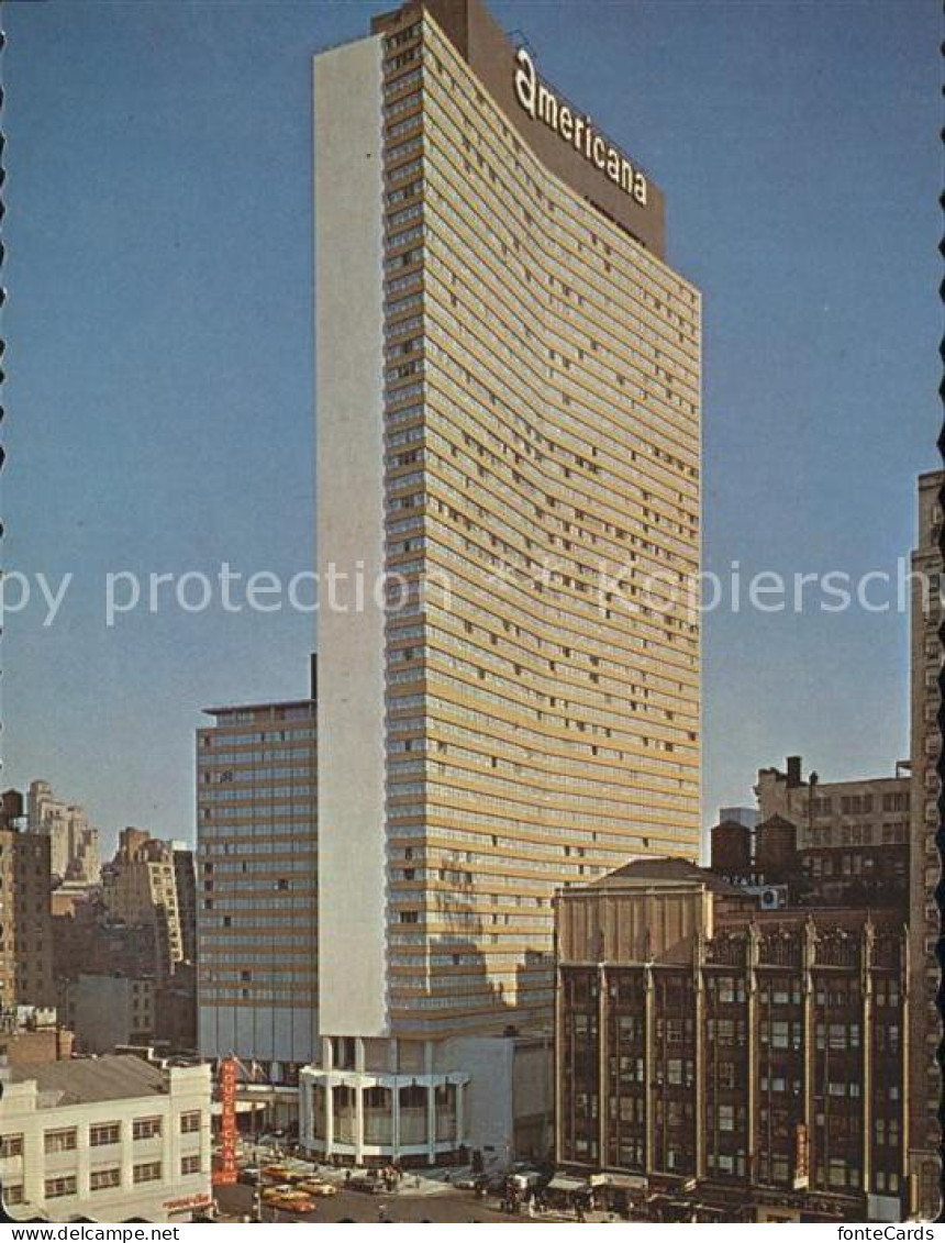 72073289 New_York_City Hotel Americana  - Altri & Non Classificati