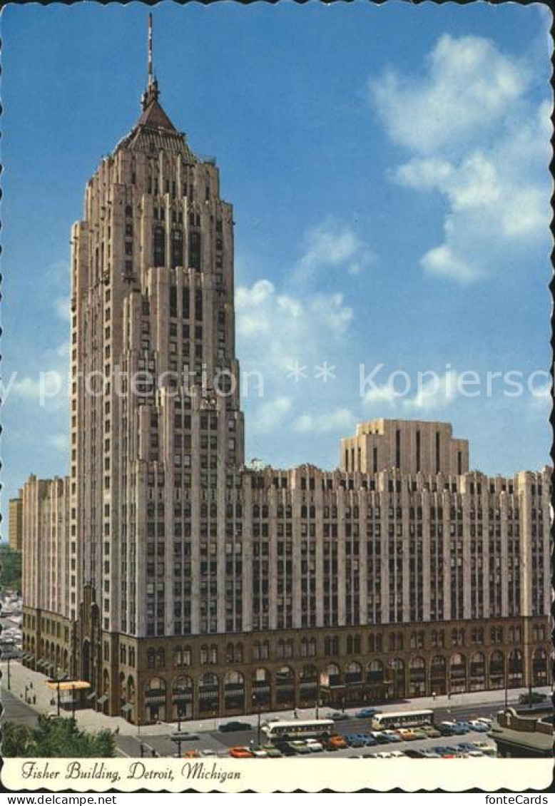 72073287 Detroit_Michigan Fisher Building  - Altri & Non Classificati