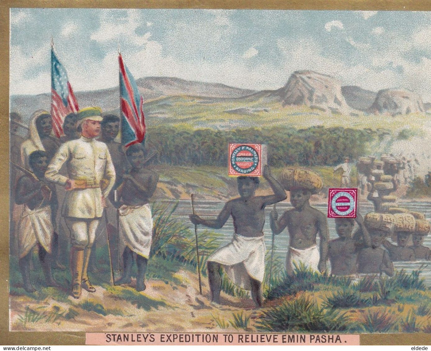 Stanley Expedition To Relieve Emin Pasha Born Isaak Schnitzer Judaica  Sudan Zanzibar  Advert  Biscuits Slavery - Tanzanía