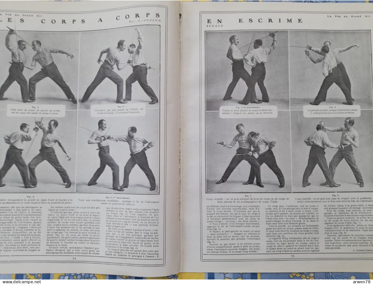 LA VIE AU GRAND AIR N° 541 /1909 ESCRIME JOE JEANNETTE  PARIS LES FRERES WRIGHT A PAU FOOTBALL AMERICAIN A NICE ETC .... - 1900 - 1949