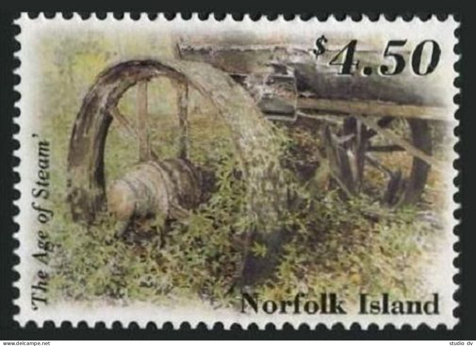 Norfolk 763,MNH. The Age Of Steam.2002.  - Norfolkinsel