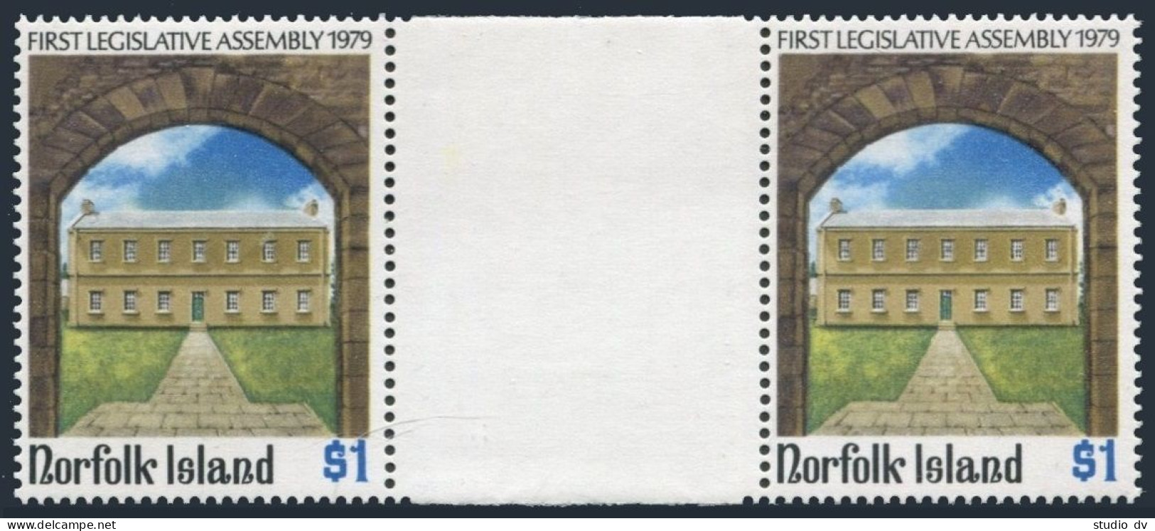 Norfolk 249 Gutter, MNH. Michel 229. Legislative Assembly. 1979. - Isla Norfolk