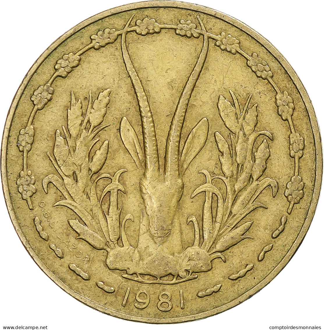Communauté économique Des États De L'Afrique De L'Ouest, 10 Francs, 1981 - Other - Africa
