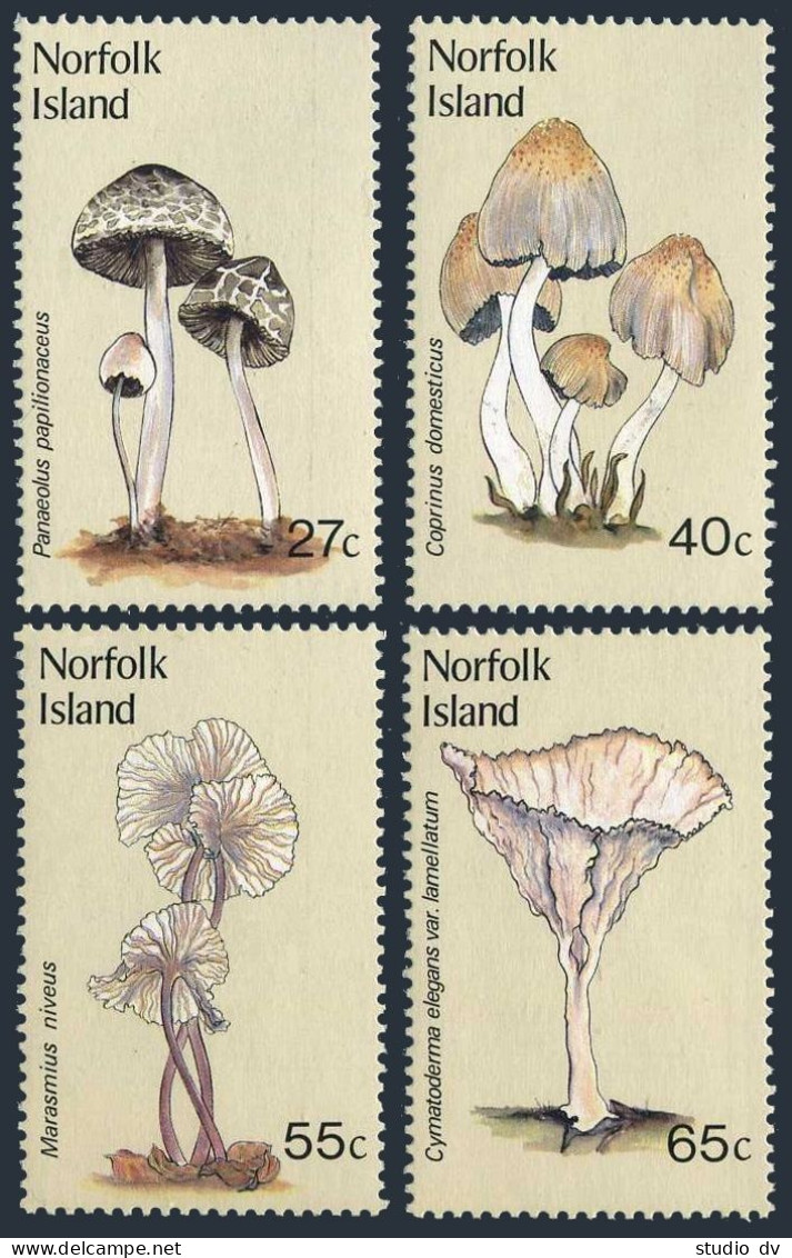 Norfolk 306-309, MNH. Michel 302-305. Local Mushrooms 1983. - Norfolkinsel