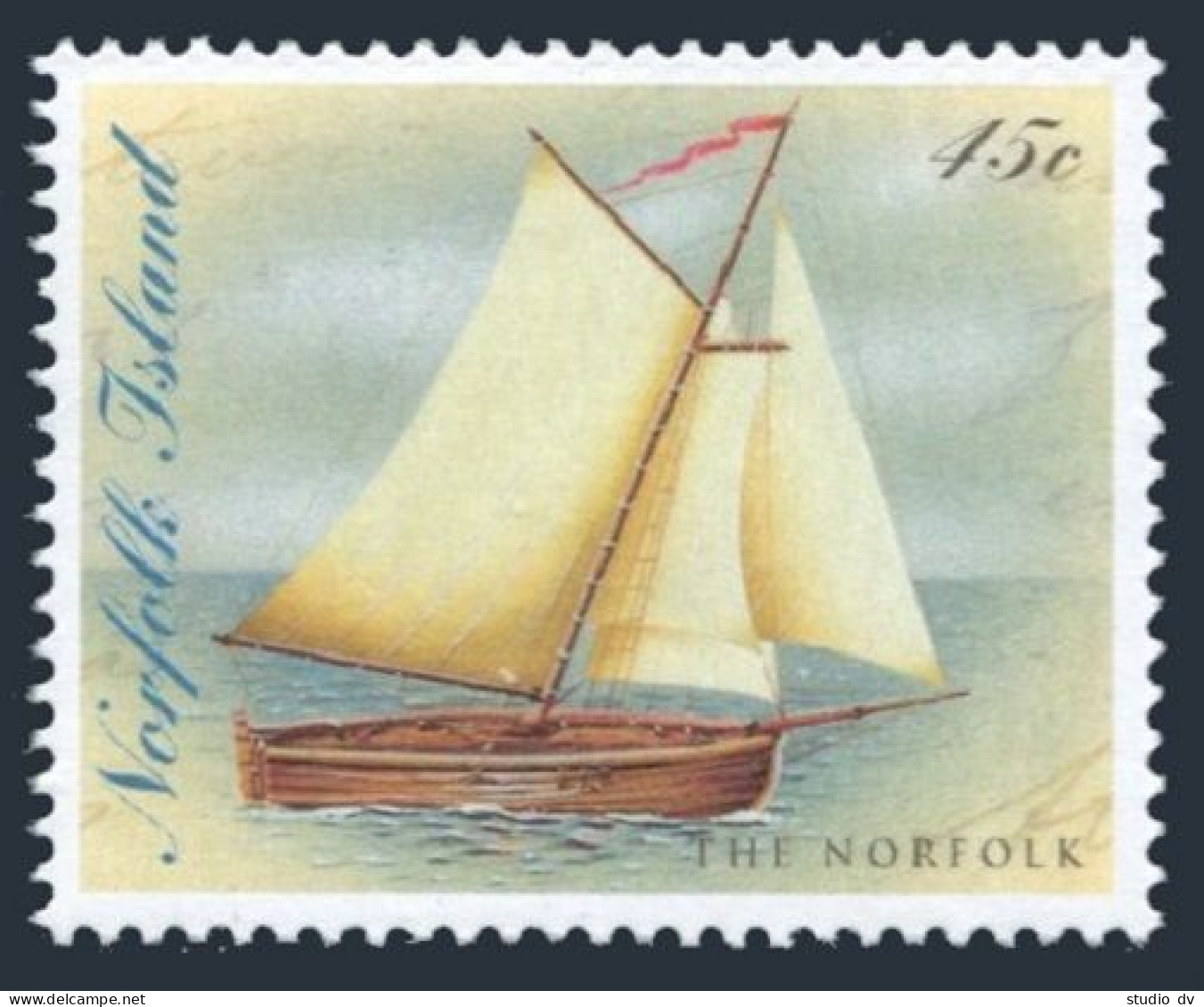 Norfolk 663-664,MNH.Michel 676,677 Bl.26. The Norfolk,200,1998.Sail Longboat. - Norfolk Island