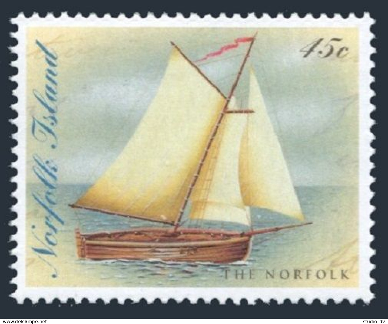 Norfolk 663-664,MNH.Michel 676,677 Bl.26. The Norfolk,200,1998.Sail Longboat. - Norfolkinsel