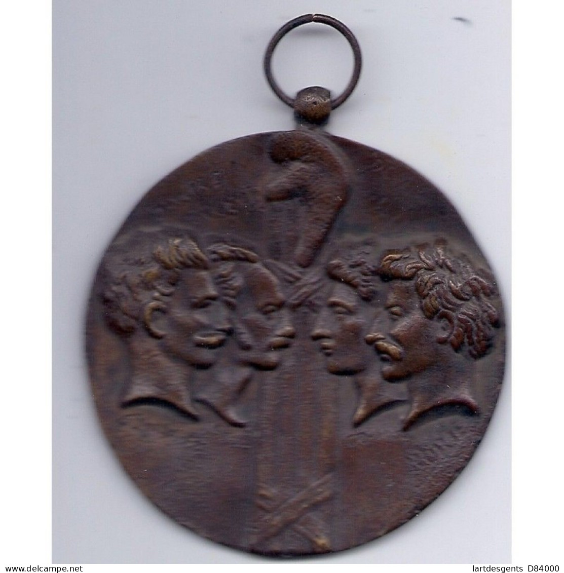 Médaille Les 4 Sergents De LA ROCHELLE - Profesionales / De Sociedad