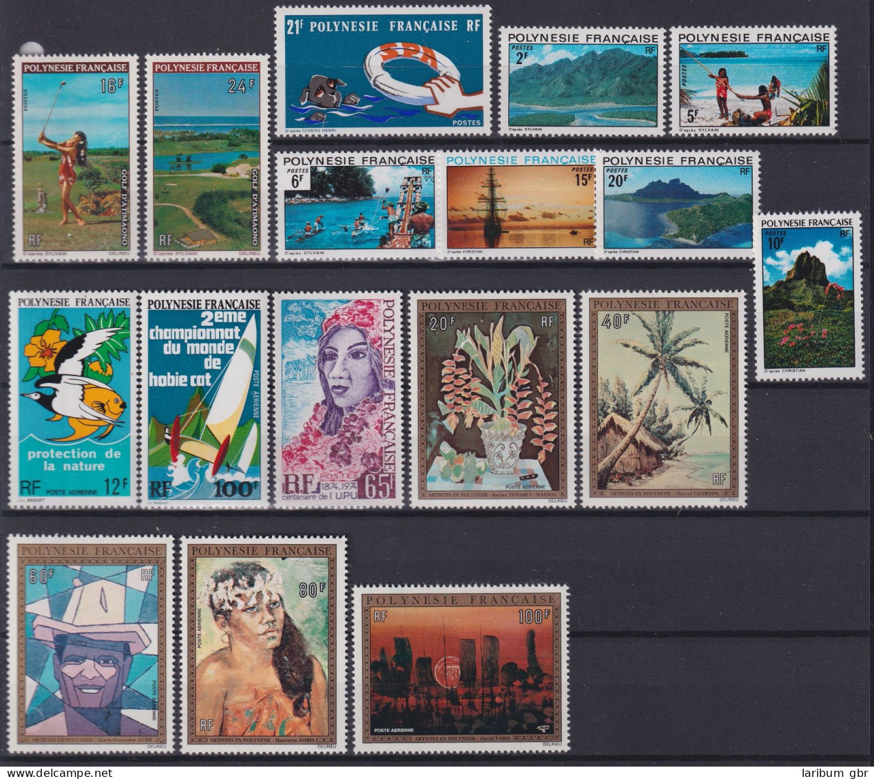 Franz. Polynesien Jahrgang 1974 Postfrisch #NH340 - Otros & Sin Clasificación