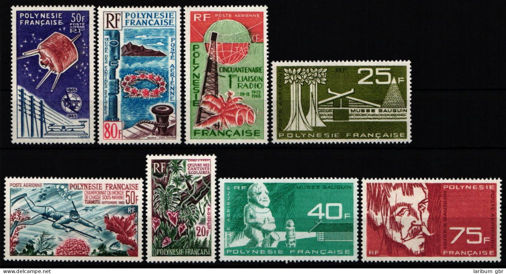 Franz. Polynesien Jahrgang 1965 Postfrisch MiNr 44 Mit Falz #NH331 - Altri & Non Classificati