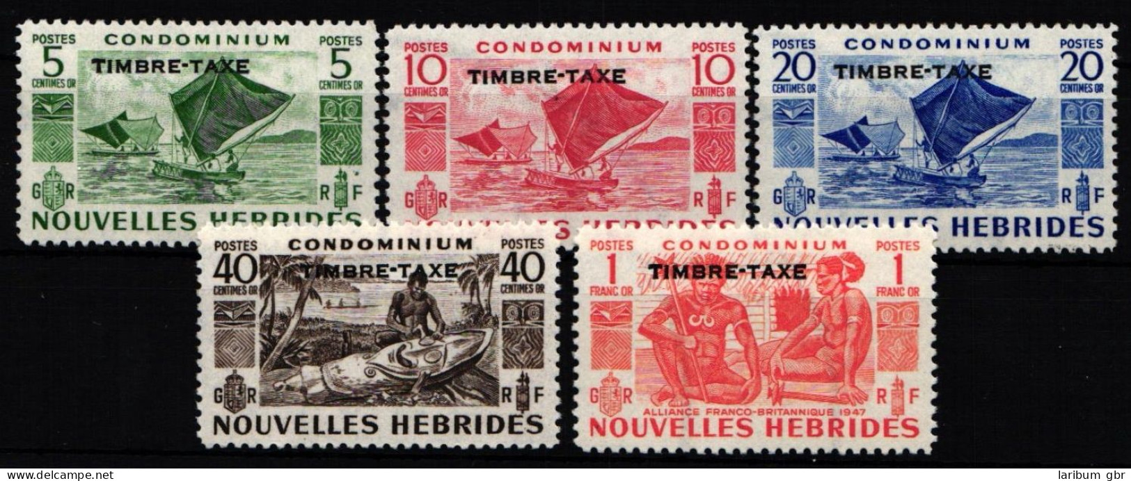 Neue Hebriden Portomarken 41-45 Postfrisch Franz. Ausgabe #NH396 - Vanuatu (1980-...)