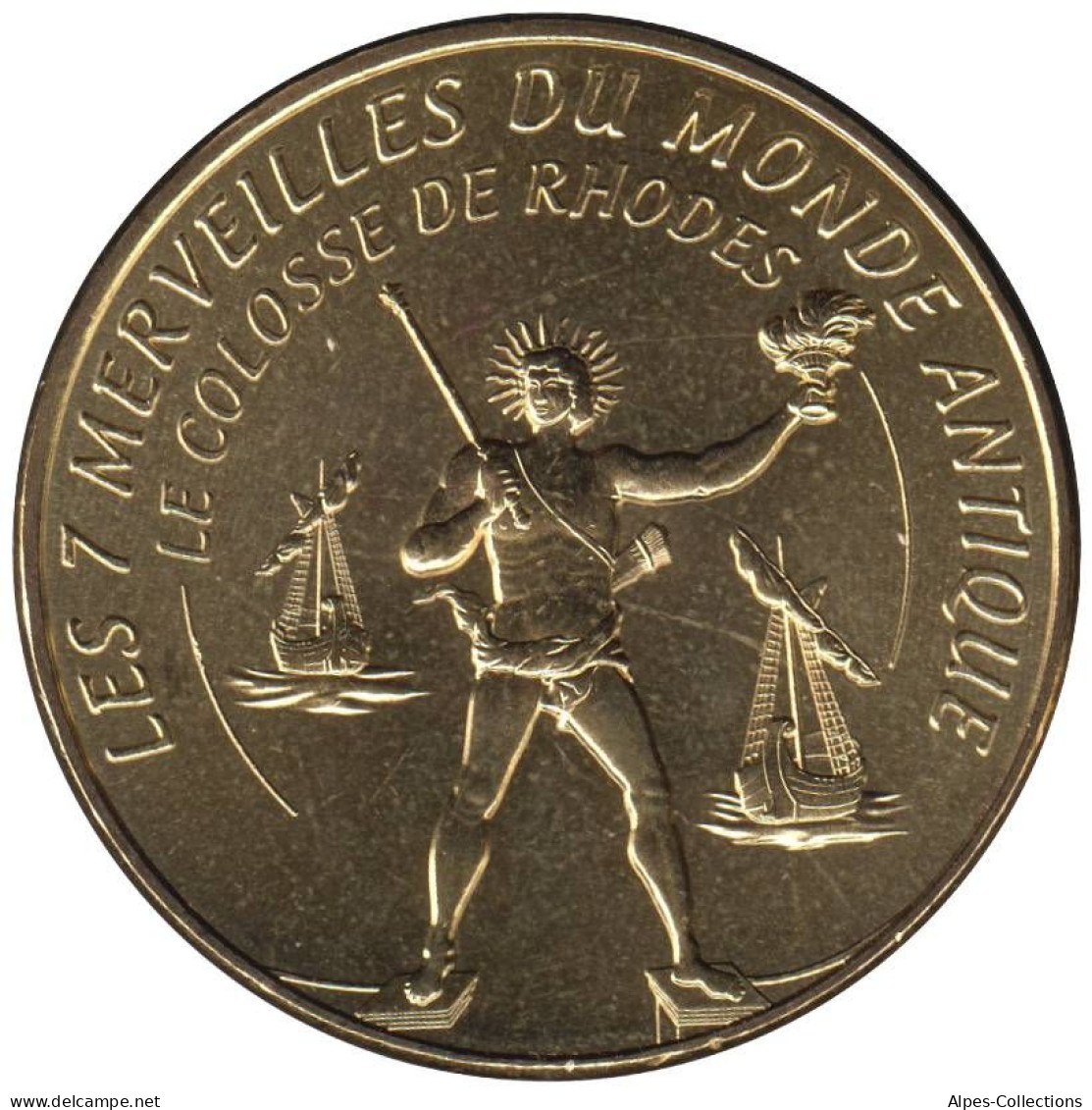 13-1979 - JETON TOURISTIQUE MDP -  7 Merveilles - Le Colosse De Rhodes - 2015.1 - 2015
