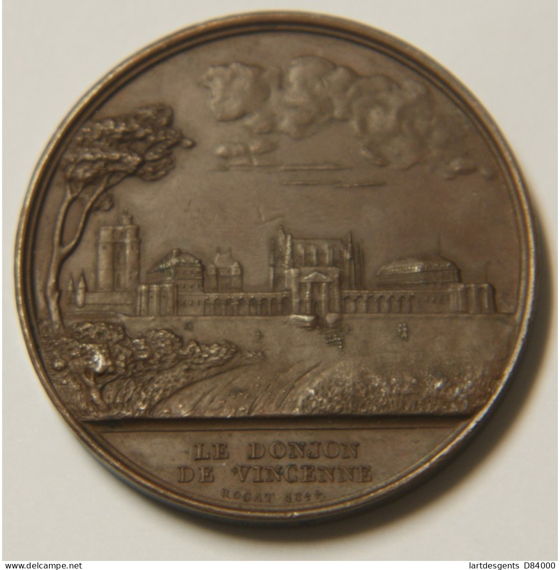 Médaille Prise De La BASTILLE Par ROGAT 1844 - Professionals / Firms