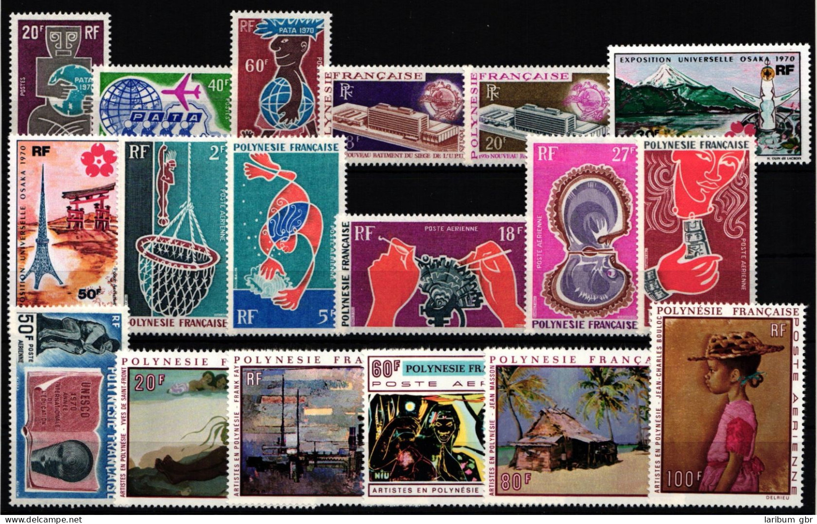 Franz. Polynesien Jahrgang 1970 Postfrisch #NH336 - Other & Unclassified