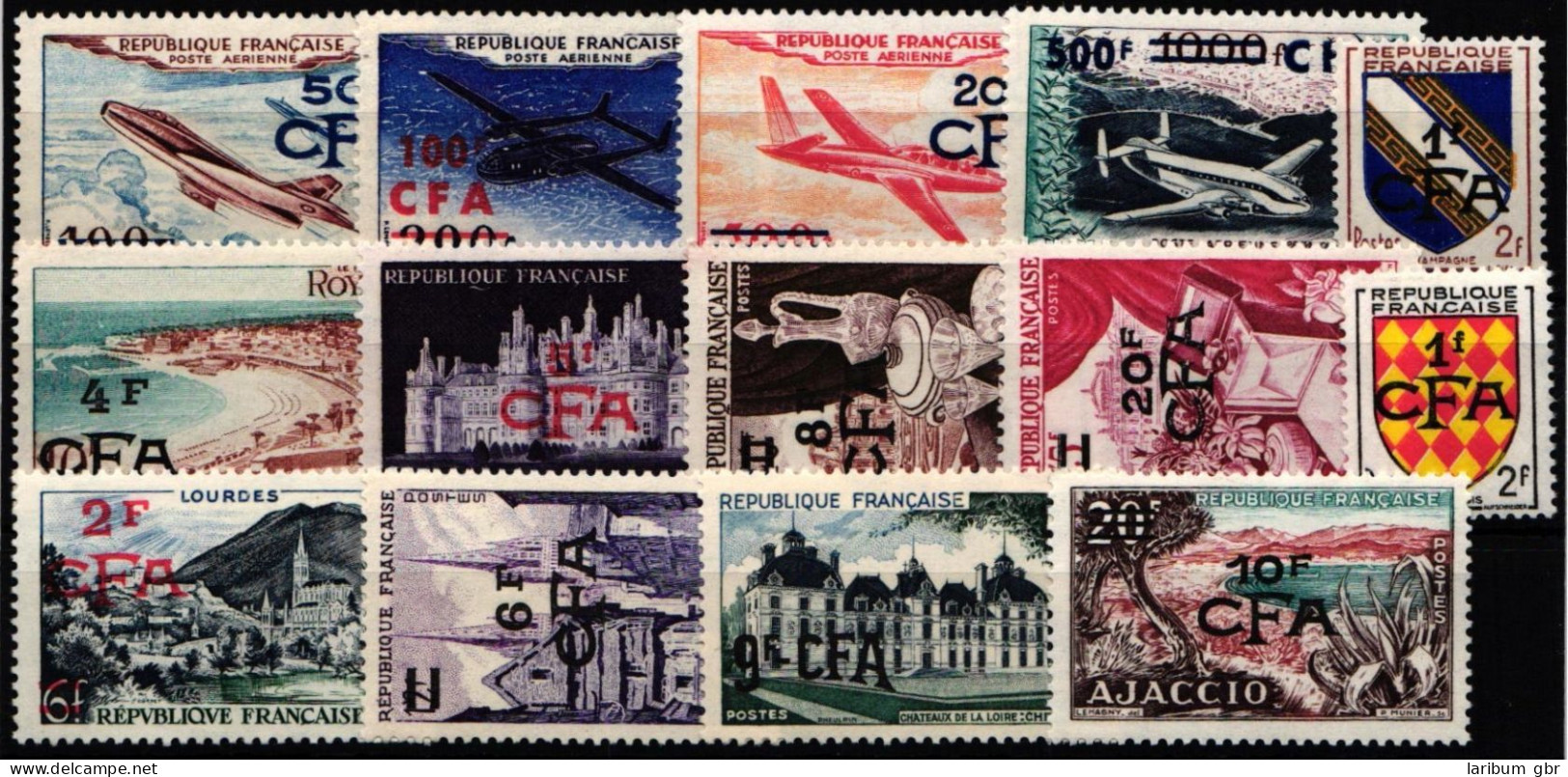 Réunion Jahrgang 1954 Postfrisch 366 Mit Falz #NH452 - Sonstige & Ohne Zuordnung