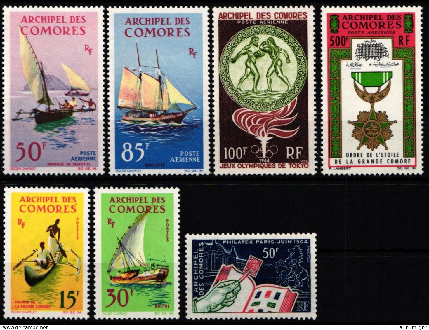 Komoren Jahrgang 1964 Postfrisch #NH349 - Komoren (1975-...)