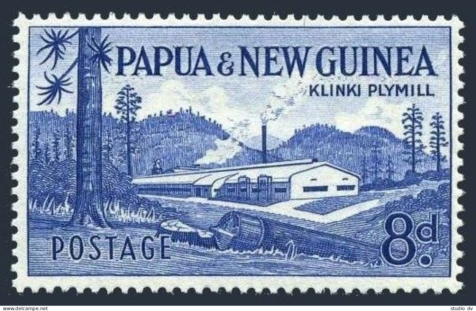 Papua New Guinea 143,lightly Hinged.Michel 13. Klinki Plymill,1960. - Papua New Guinea