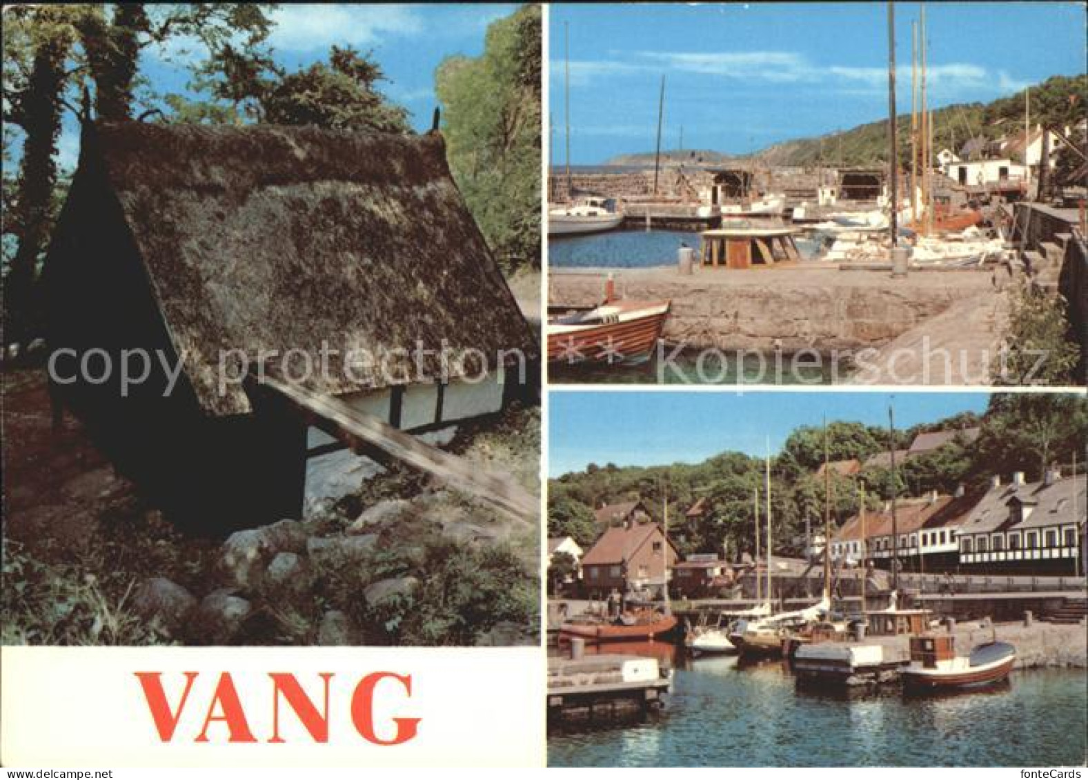 72066457 Vang Teilansichten Hafen Vang - Norway