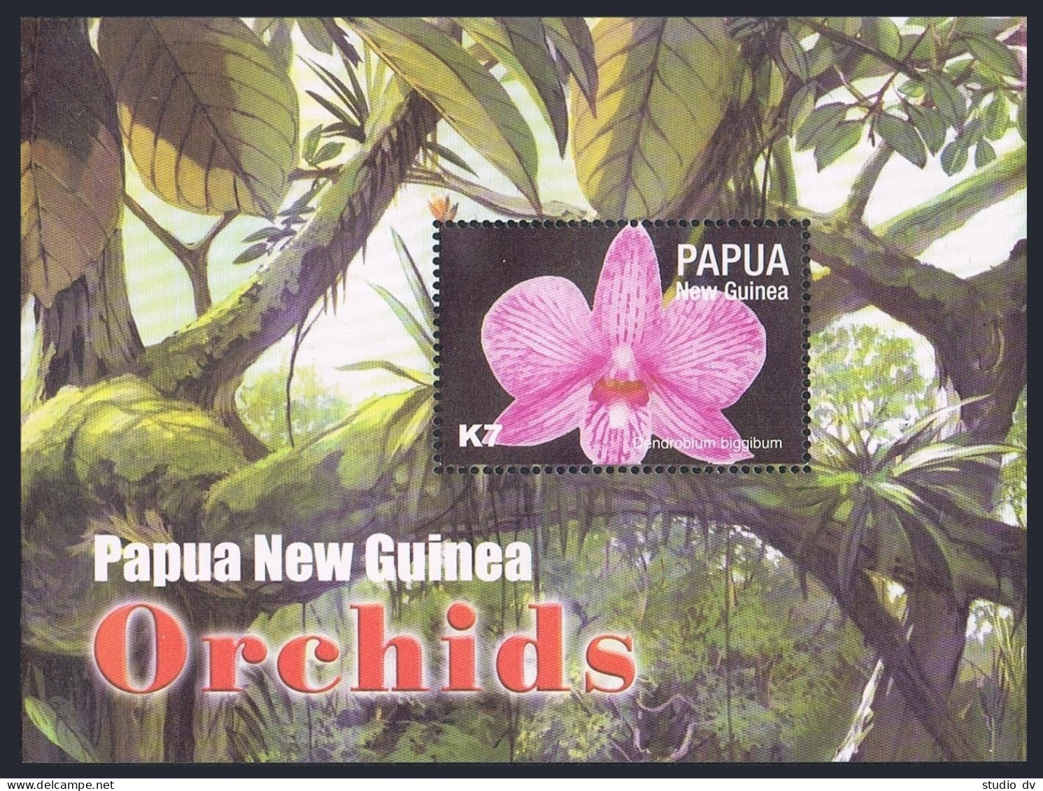 Papua New Guinea 1124 Af,1125 Sheets,MNH. Orchids 2004. - Papua New Guinea