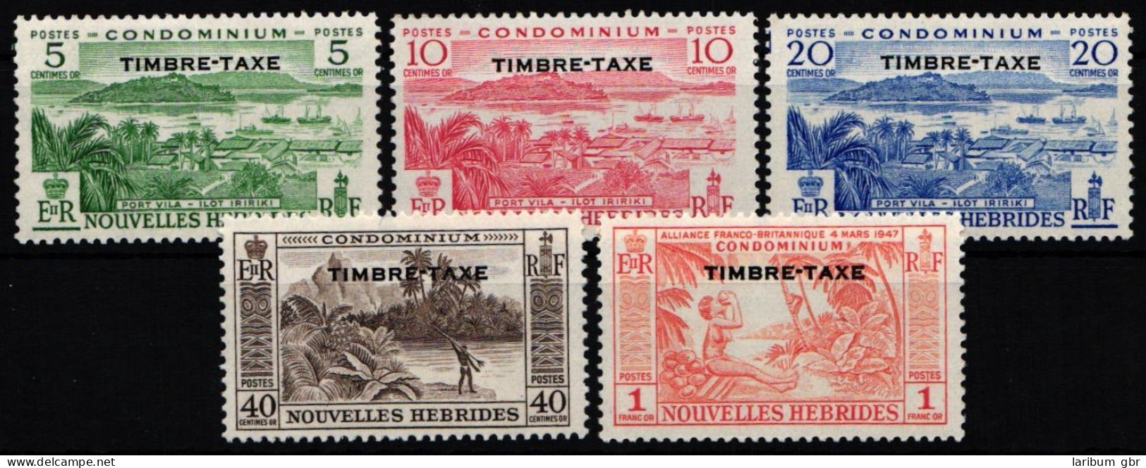 Neue Hebriden Portomarken 31-35 Postfrisch Franz. Ausgabe #NH395 - Vanuatu (1980-...)