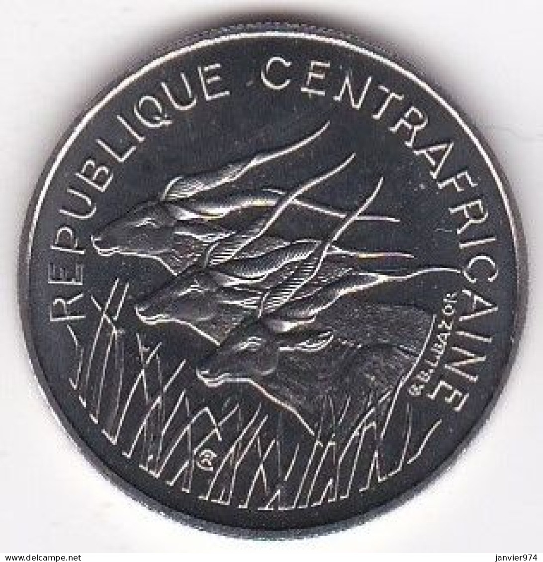 République Centrafricaine, 100 Francs 1975 Essai, En Nickel, KM# E4. FDC - Centraal-Afrikaanse Republiek