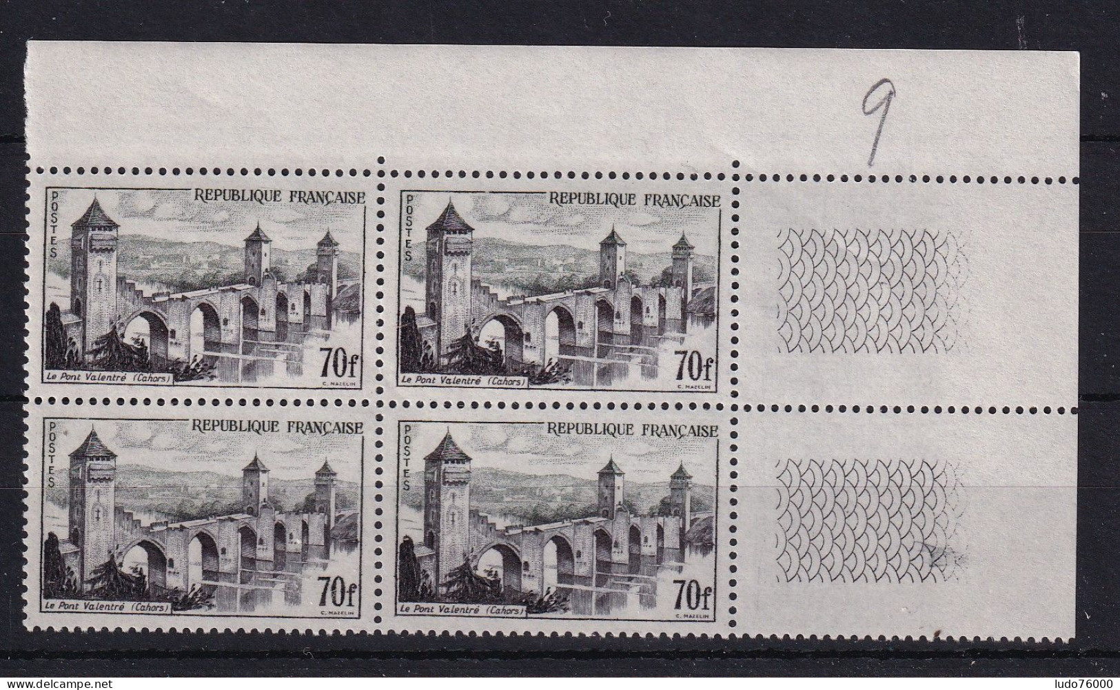 D 812 / LOT N° 1119 BLOC DE 4 NEUF** COTE 92€ - Sammlungen