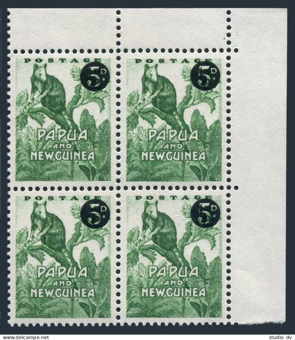 Papua New Guinea 147 Block/4, MNH. Mi 25. Tree-climbing Kangaroo,new Value,1959. - Papouasie-Nouvelle-Guinée