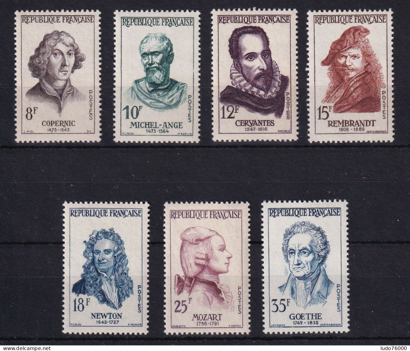 D 812 / LOT N° 1132/1138 NEUF** COTE 10€ - Verzamelingen