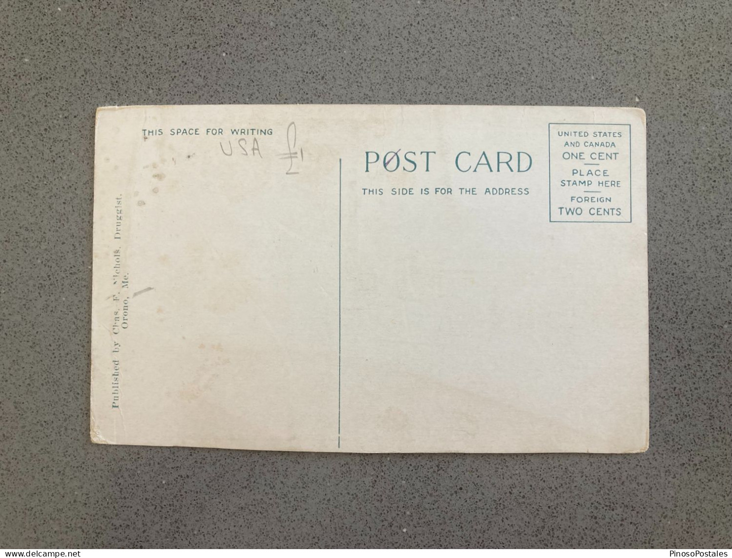 International Paper Co. Mills Orono Maine Carte Postale Postcard - Otros & Sin Clasificación