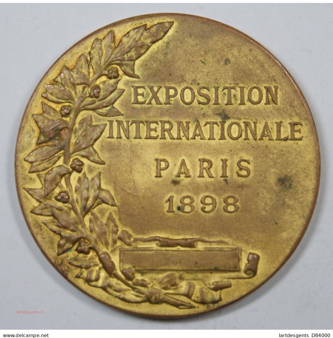 Médaille EXPOSITION INTERNATIONALE PARIS 1898, Pas Courante... - Firma's