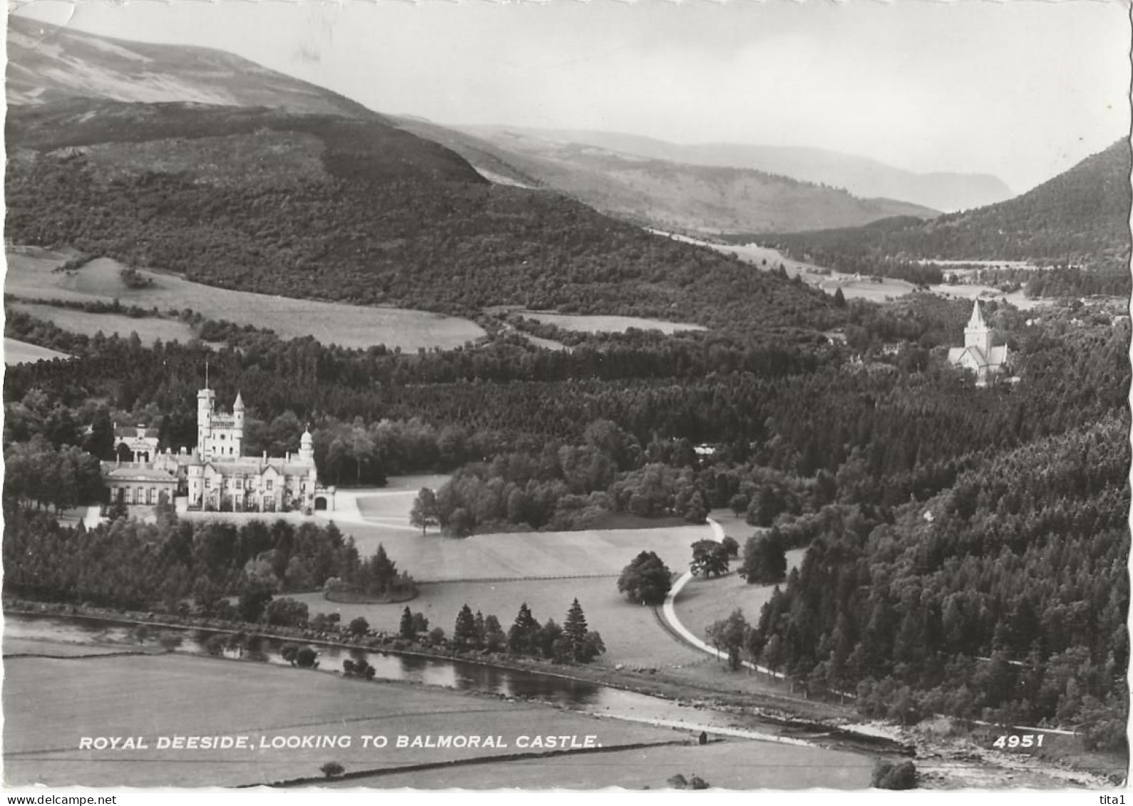 147-  Royal Deeside, Looking To Balmoral Castle - Aberdeenshire