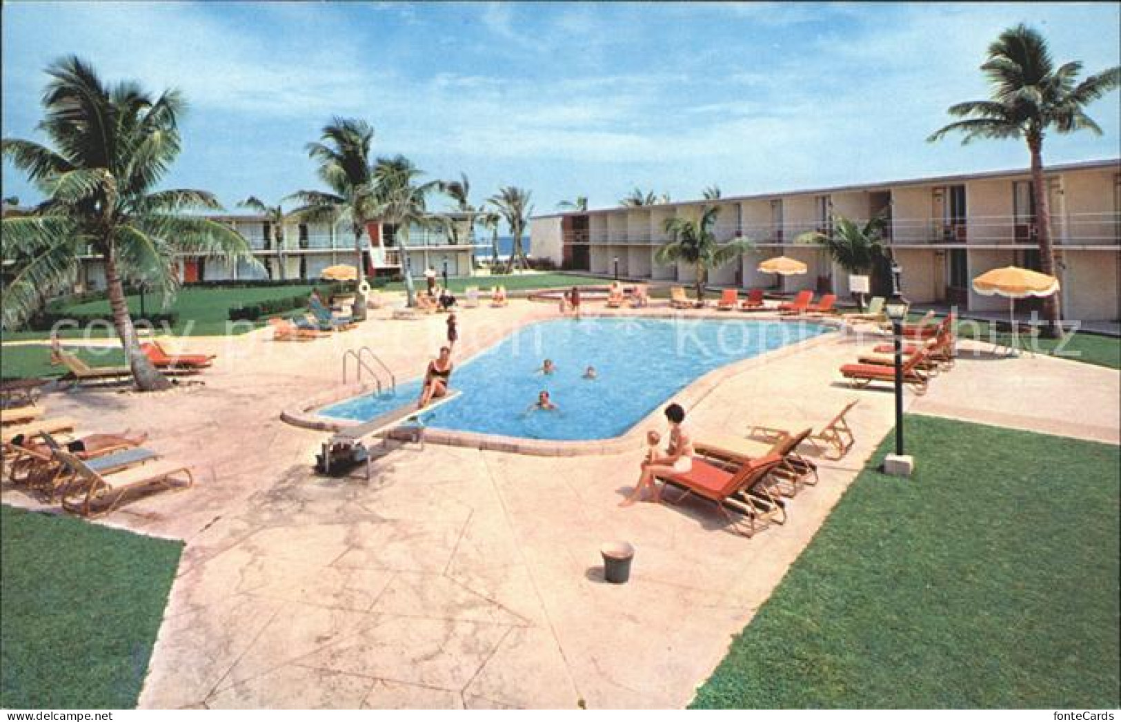 72060402 Riviera_Beach Holiday Inn Motel Swimming Pool - Autres & Non Classés