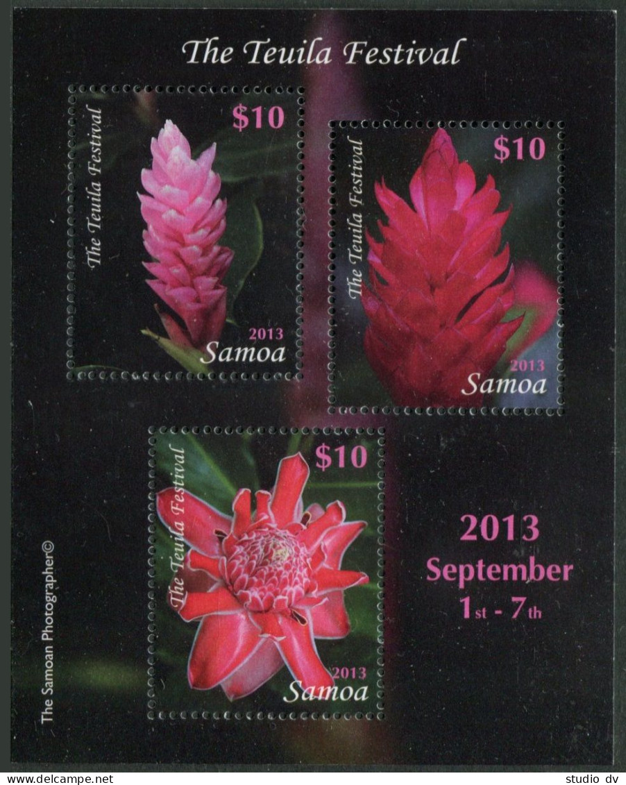 Samoa 1161,1162 Ac Sheet,MNH. Teuila Festival,2013. - Samoa (Staat)