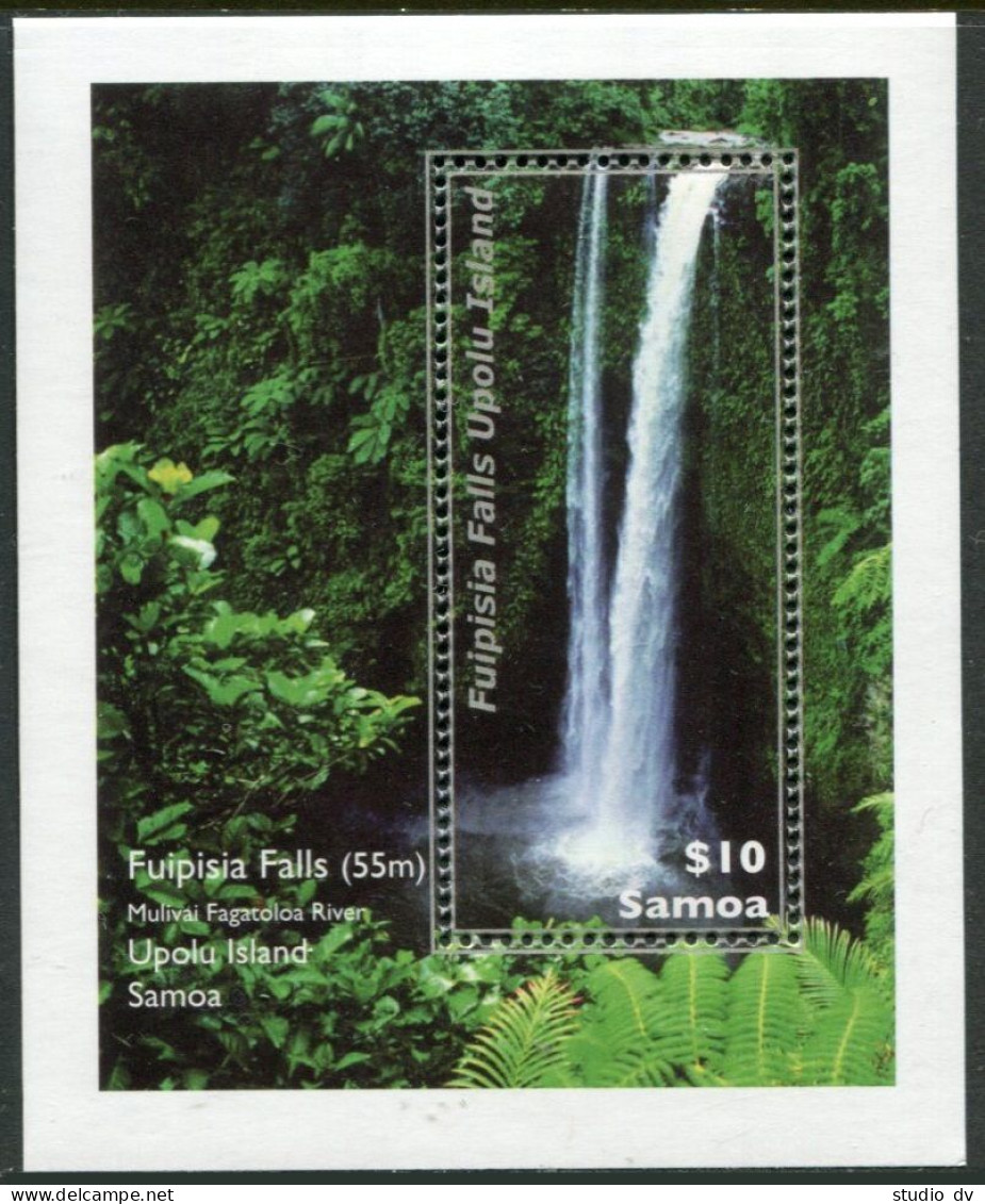 Samoa 1140, 1141 Sheet, MNH. Fuipisia Falls, 2013. - Samoa