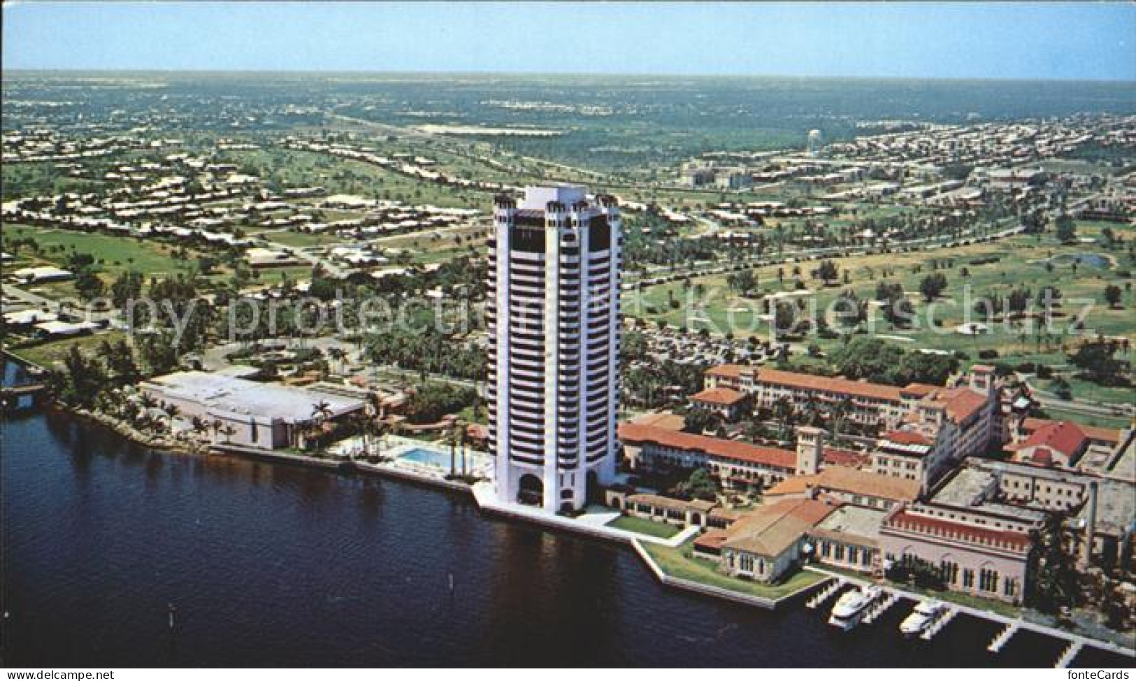 72060388 Boca_Raton Great Hall Garden Pool Tower Marina Historic Main Building A - Autres & Non Classés