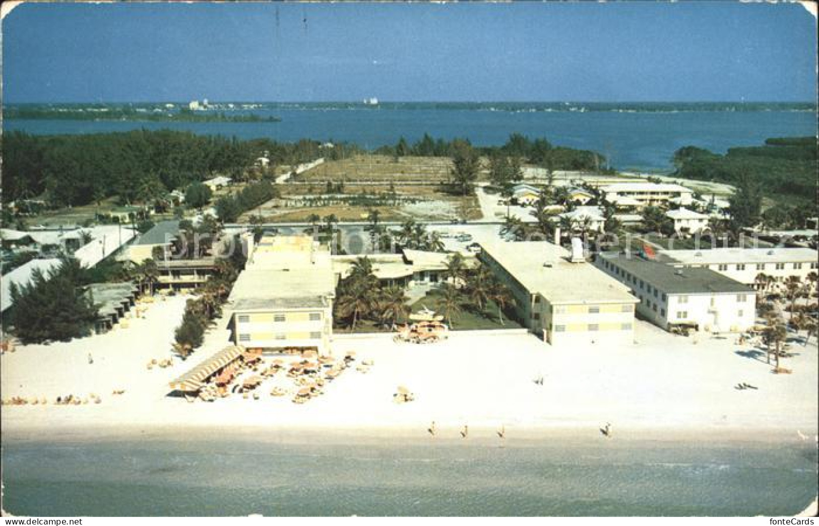 72060383 Sarasota Lido Biltmore Hotel Beach Gulf Of Mexico Aerial View - Andere & Zonder Classificatie