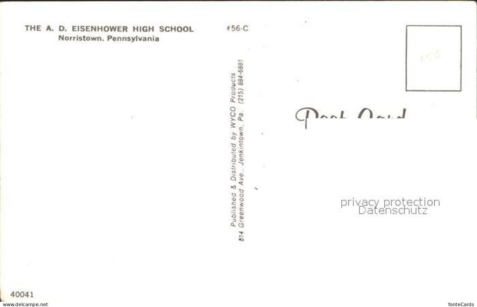 72060364 Norristown Pennsylvania Eisenhower High School Norristown Pennsylvania - Other & Unclassified