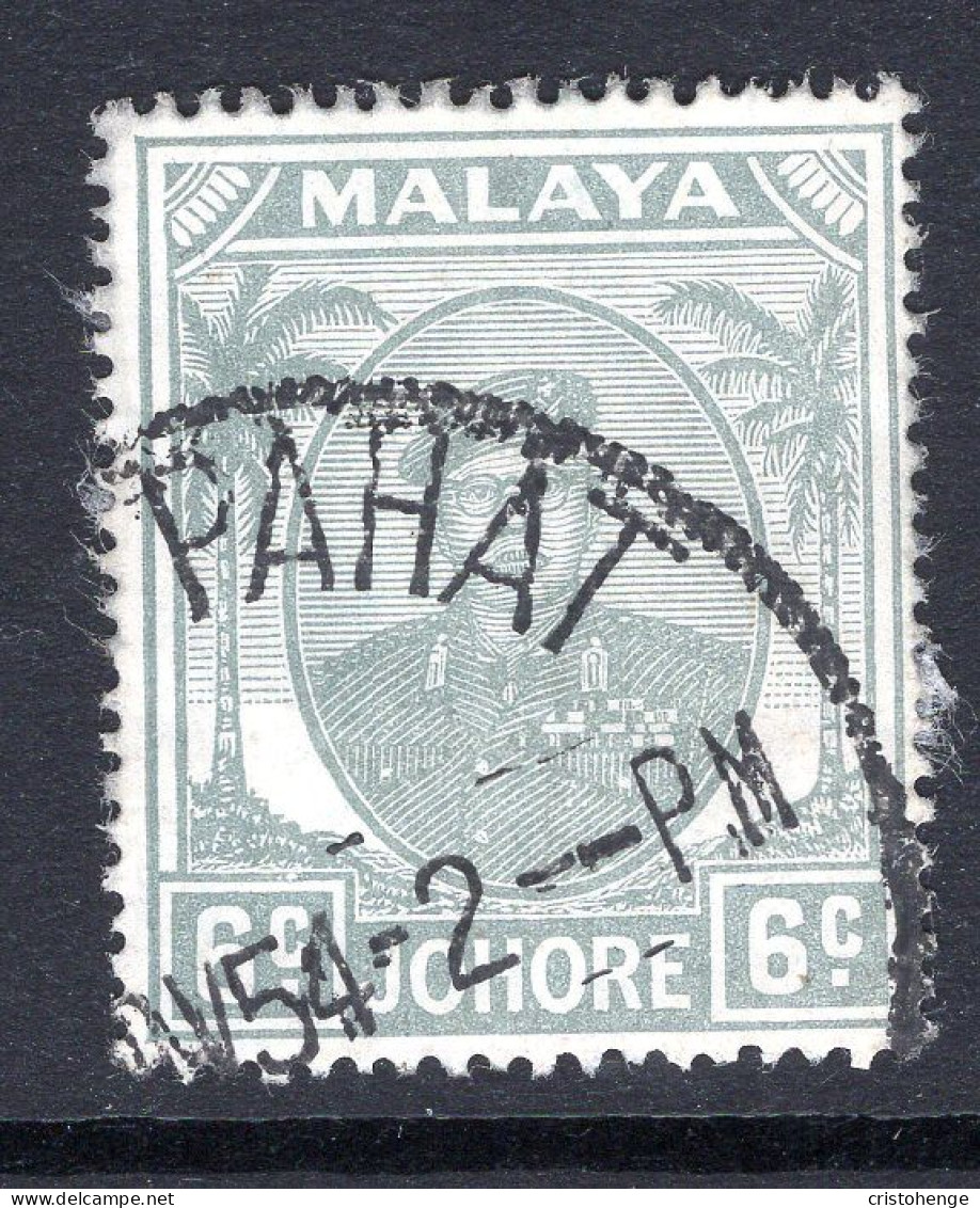 Malaysian States - Johore - 1949 Sultan Sir Ibrahim - 6c Pale Grey Used (SG 137a) - Johore