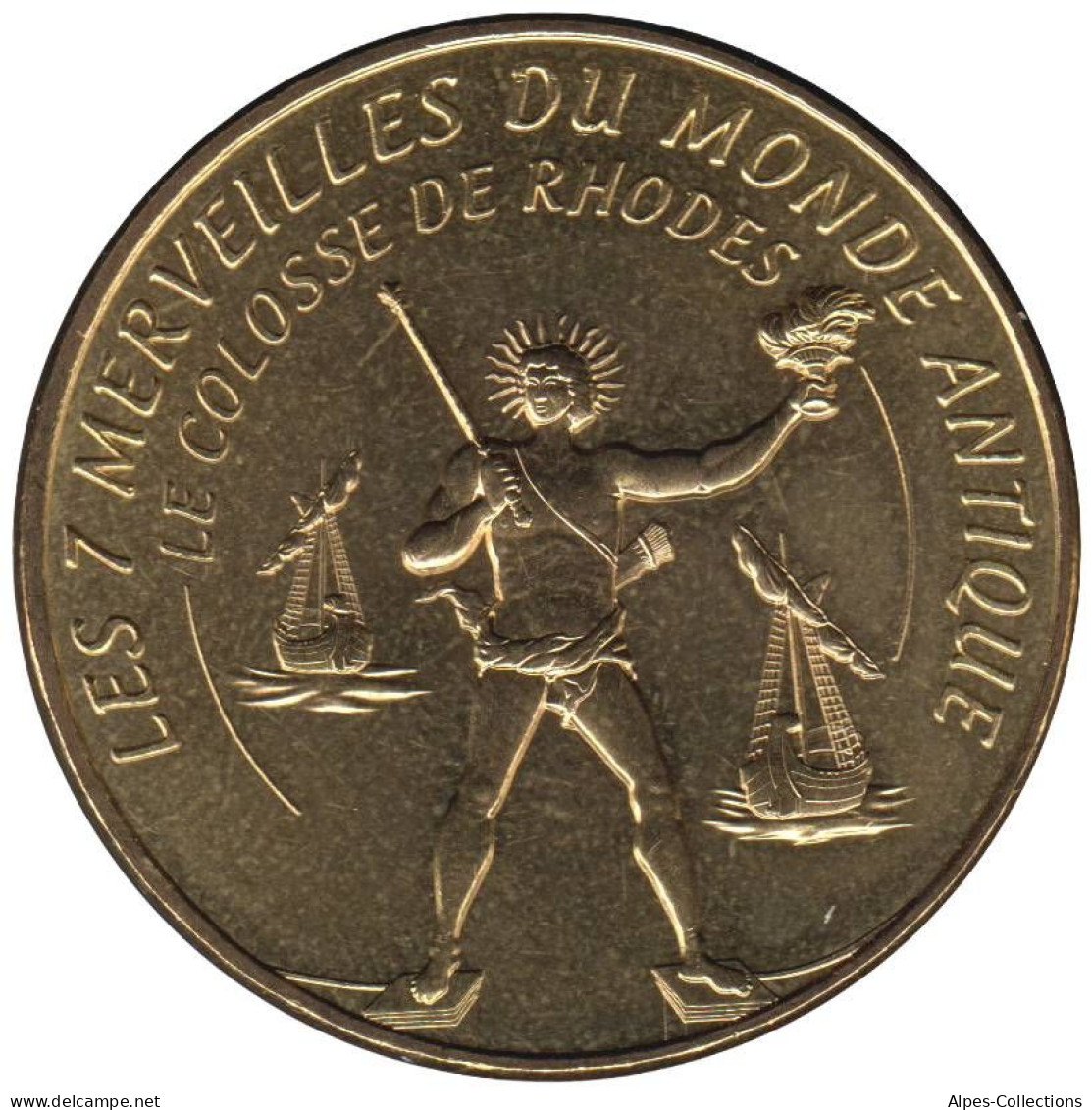 13-1979 - JETON TOURISTIQUE MDP -  7 Merveilles - Le Colosse De Rhodes - 2015.2 - 2015